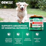 Probiotics Soft Chews for Pets Manufacturer - Private Label Chicken-Flavored for Gut Health & Immune System