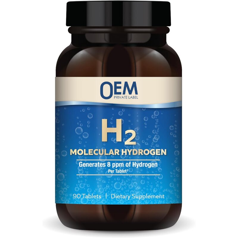 Molecular Hydrogen Tablets Manufacturer - Custom H2 for Adults with Elemental Magnesium for Cellular Energy