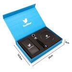 Gift Set Manufacturer - LED Power Bank Wireless Charger - USB Cable for Wedding Gift Box