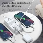Charging Station Manufacturer - CE ROSH FCC UL 10-Port Type C - for Multiple Device Gift