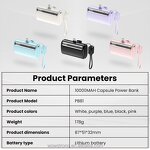 Power Bank Manufacturer - 22.5W 10000mAh - Built-in Type C Plug Cable Stand with Phone Holder
