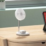 Fan Manufacturer - 2-in-1 Wireless Charging - 15W 3 Speed with CE FCC ROHS UK CA REACH