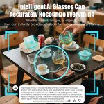 Glasses Manufacturer - 2025 New AI Smart - Touch Control Translation Music 30H Battery 5MP Dual Camera