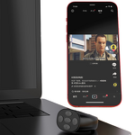 Remote Control Manufacturer - TIK Tok Wireless - Scrolling Button Ring with Charging Case for iPhone/Android