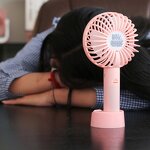 Fan Manufacturer - USB Rechargeable Mini - with Desktop Stand for Outdoor Use