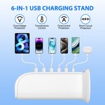 Charger Station Manufacturer - 20W 6-in-1 - USB Type C Travel Tower with 1 Meter Cable