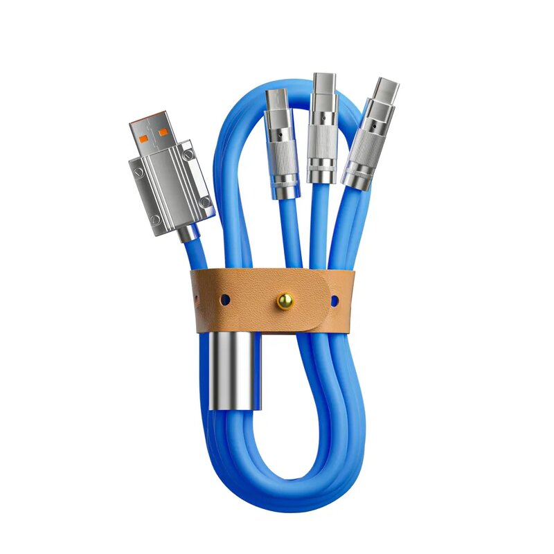 Cable Manufacturer - 3-in-1 Multi Charging - Universal Silicone for Phone Charging