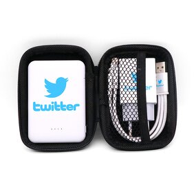 Gift Set Manufacturer - Mini Portable Power Bank - Customize Charger Cable Outdoor Pocket Gift Box