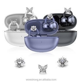 Earphone Manufacturer - Wireless Bluetooth Jewelry - Butterfly Bow Open Ear Clip for Women Gifting