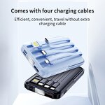 Power Bank Manufacturer - 8000/10000mAh Magnet - Built in Cables Display with Stand for Phones