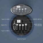 Storage Box Manufacturer - Kyoto Kinkaku-Ji Themed - 60W Travel Adapter Cable Kit