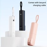 Power Bank Manufacturer - 4000-5000mAh 2-in-1 Plug-In - with Cable Lanyard Plug