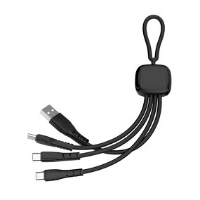 Cable Set Manufacturer - Factory Price 4-in-1 - Custom Logo Key Chain Business Gift Sets