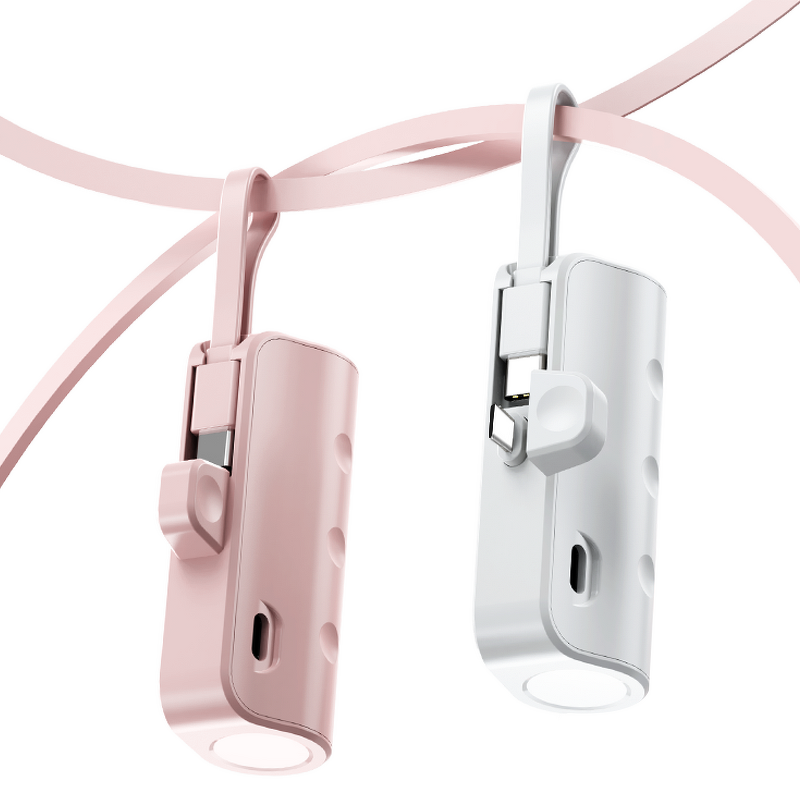 Power Bank Manufacturer - 3000mAh - Custom Logo 3-in-1 Finger Emergency with Cable for All Phones