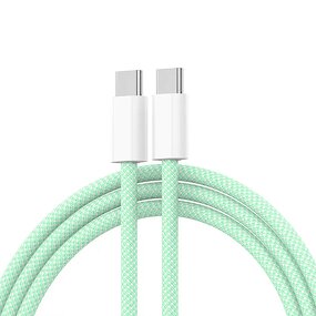 Cable Manufacturer - 60W Fast Charging Braided - Type-c to Type-c for Mobile Phone/iPhone 15