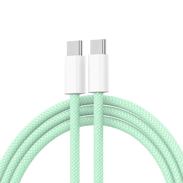 Cable Manufacturer - 60W Fast Charging Braided - Type-c to Type-c for Mobile Phone/iPhone 15