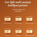 Speaker Manufacturer - 15W Alarm Clock - Wireless Charging with LED Digital Clock FM Radio