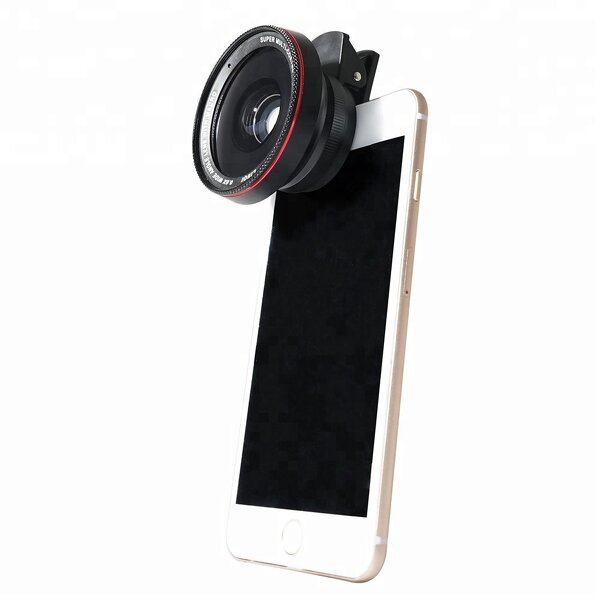 Phone Lens Manufacturer - 2-in-1 - 0.6X Wide Angle 15X Micro for Professional Use
