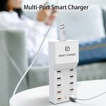 Charging Station Manufacturer - CE ROSH FCC UL 10-Port Type C - for Multiple Device Gift
