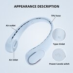 Fan Manufacturer - Portable Neck - New Gift Set for Outdoor/Lower Cost Strong Wind