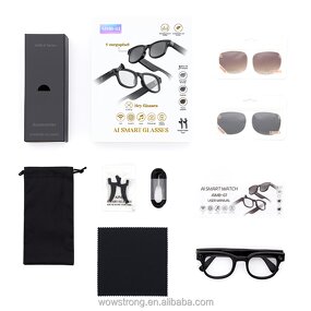 Glasses Manufacturer - New Arrival Intelligent - Real-time Translation Touch Control 32GB Storage OTA