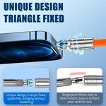 Cable Manufacturer - 120W Fast Charging - 180° Rotation Elbow for Xiaomi/Samsung