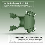 Breathing Trainer Manufacturer - Sports Lung - Adjustable Resistance with App for Performance