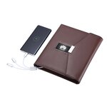 Gift Set Manufacturer - 2025 Annual Corporate - OEM LED Logo Charging Notebook Powerbank Disk Lamp