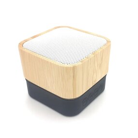 Bluetooth Speaker Manufacturer - Bamboo Wood Eco - TF Card Hi Fi FM Radio Atmosphere Light
