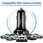 Car Charger Manufacturer - QC3.0 3 Ports - 5V 7A Universal Fast Charging Adapter