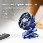 Clip Fan Manufacturer - 1200/2400mAh - Environmental Material Wind Adjustment Fun