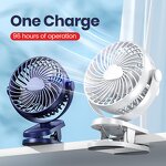 Clip Fan Manufacturer - 1200/2400mAh - Environmental Material Wind Adjustment Fun