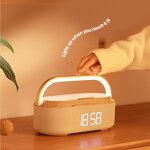 Speaker Manufacturer - 4-in-1 15W - Radio Bluetooth Wireless LED Desktop Clock FM Radio