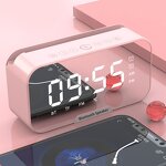 Alarm Clock Manufacturer - Digital Display - Bluetooth Speaker Phone Stand for Bedroom/Gift