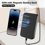 Power Bank Manufacturer - OEM PB59 Magnetic 3-in-1 - 15W Fast Charge for Phone/Watch/Earphone