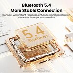 Earphone Manufacturer - V5.4 Open Ear Clip - IPX4 Waterproof RGB Touch Control Low Latency