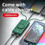 Power Bank Manufacturer - 10000mAh - 4-in-1 Cable Portable for Phone
