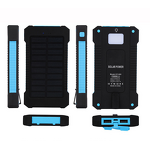 Power Bank Manufacturer - Solar Dual USB - 10000/20000mAh Waterproof with LED Light Panel