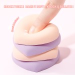 粉底海绵工厂-心形粉色棉花糖柔软