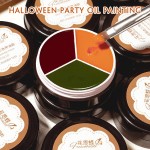Body Paint Palette Manufacturer - 3 Colors Halloween Party