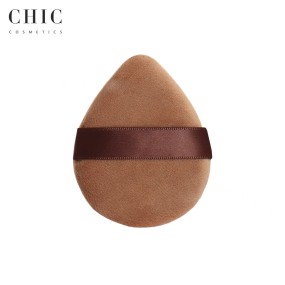 Teardrop Puff Supplier - Crystal Velvet Brown Double