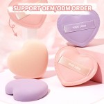 粉底海绵工厂-心形粉色棉花糖柔软