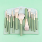 化妆刷套装供应商-12支木柄定制