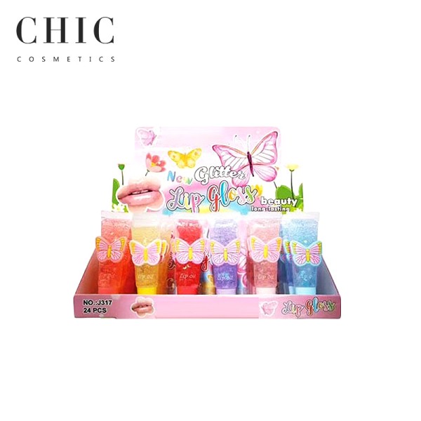 Cartoon Lip Gloss Manufacturer - Cute Transparent Tube Pearly