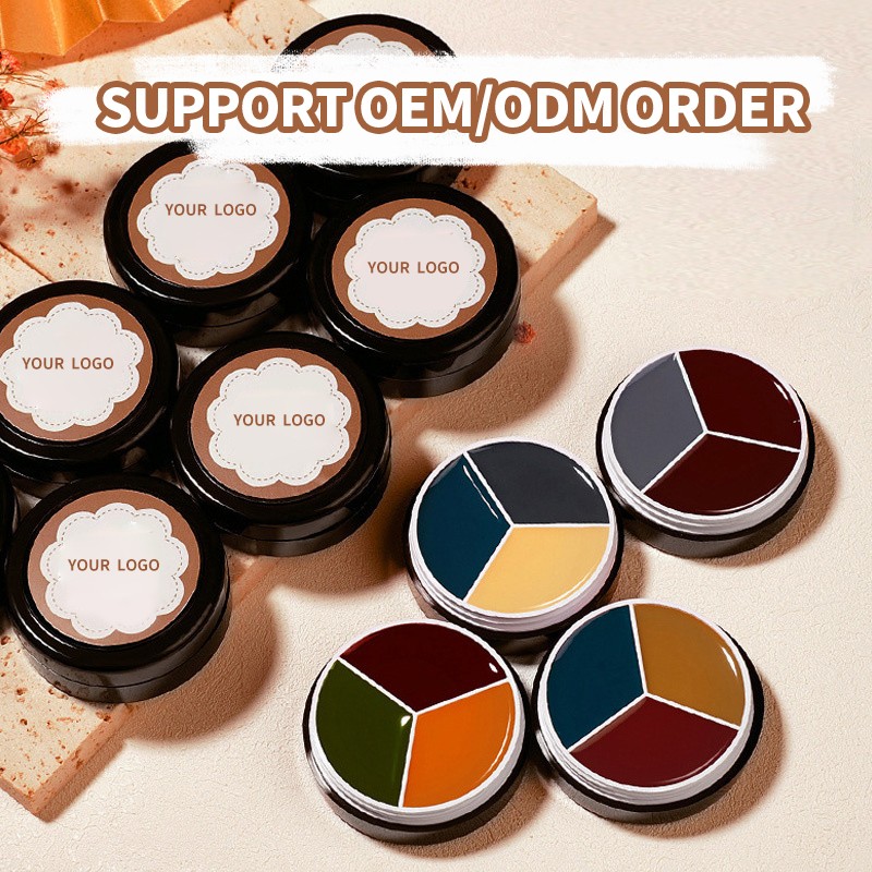 Body Paint Palette Manufacturer - 3 Colors Halloween Party