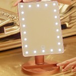 化妆镜供应商-便携可调方形