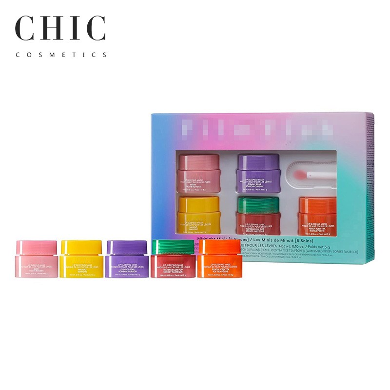 Lip Mask Set Manufacturer - 5 Pieces Collagen Nourishing