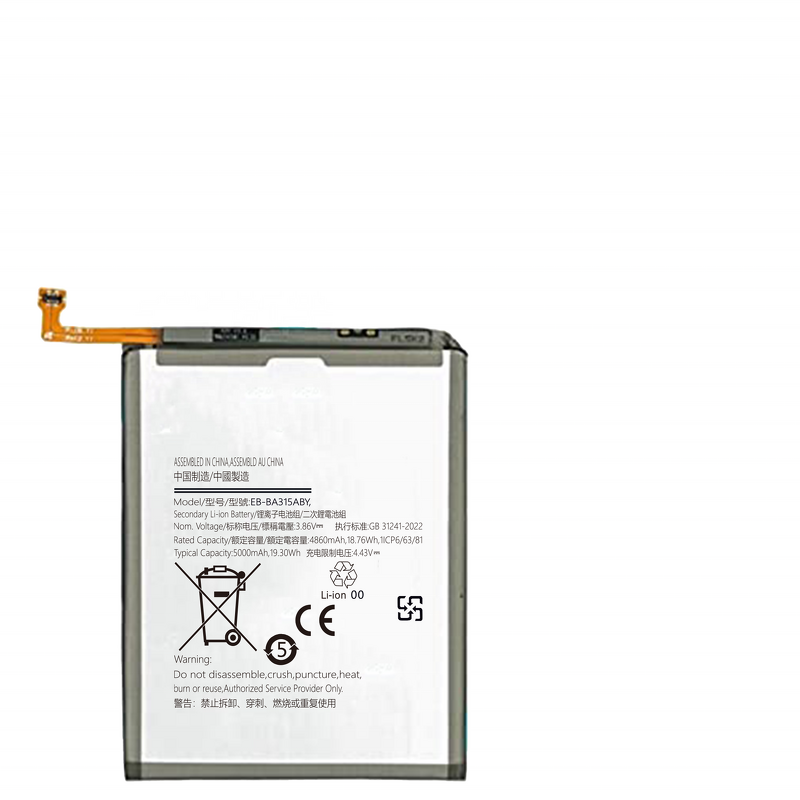 Samsung Galaxy A31 Battery Manufacturer - EB-BA315ABY 4860mAh Original Factory