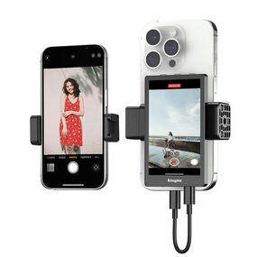 Vlog Selfie Monitor Manufacturer - KingMa PH01-Max Magnetic Phone Clip for iPhone & Samsung