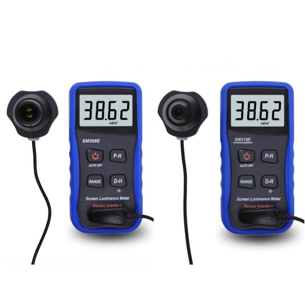 LCD Screen Luminance Meter Manufacturer - SM208E/SM218E Handheld 0.01-39990 Cd/m2 Range